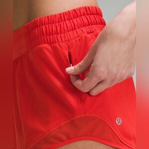 lululemon athletica Fiery Red Athletic Shorts
